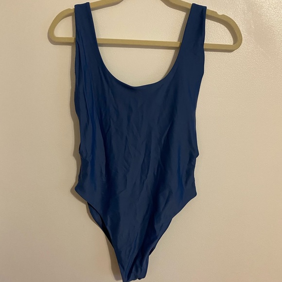 aerie Other - Aerie Dark Blue Super Scoop One Piece